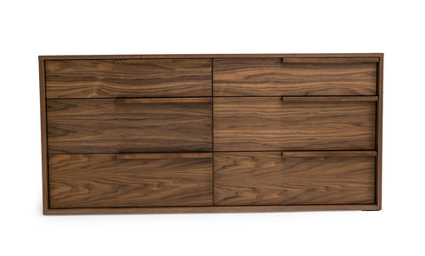 Modrest Amberlie Modern Walnut Dresser
