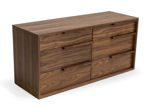 Modrest Amberlie Modern Walnut Dresser