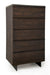 Modrest Selma Modern Dark Aged Oak and Concrete Top Chest