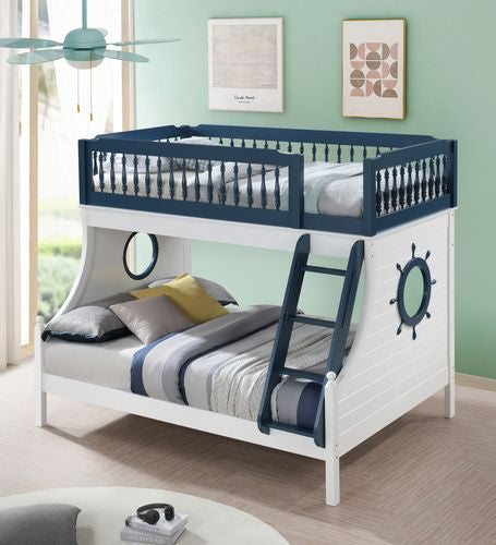 ACME Farah Blue & White Finish Bunk Bed Model BD00493