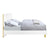 ACME Gaines White High Gloss Finish Queen Bed Model BD01034Q
