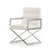 Modrest Capra Modern White Leatherette Dining Chair