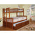 Furniture Of America University Oak Cottage Twin Full Bunk Bed Model CM-BK458F-OAK-BED