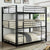 Furniture Of America Olga Sand Black Contemporary Full Triple Decker Bed Model CM-BK917F-BED