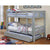 Furniture Of America Cameron Gray Transitional Twin Twin Bunk Bed Model CM-BK929GY-BED