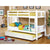 Furniture Of America Cameron White Transitional Twin Twin Bunk Bed Model CM-BK929WH-BED-VN