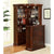 Furniture Of America Voltaire Dark Cherry Traditional Curio Cabinet Model CM-CR142-CURIO