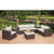 Furniture Of America Davina Brown/Beige Contemporary Patio 3-Piece Set Storage Model CM-OS1818-SET
