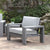 Furniture Of America Ballyshannon Gray Contemporary Arm Chair (2 In Box) Model CM-OS1883-CH-2PK
