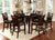 Furniture Of America Woodside Espresso Transitional 8-Piece Counter Ht .Table Set With Bench Model CM3024PT-8PC