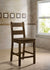 Furniture Of America Kristen Rustic Oak Rustic Counter Heightside Chair (2 In Box) Model CM3060PC-2PK