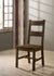 Furniture Of America Kristen Rustic Oak Rustic Side Chair (2 In Box) Model CM3060SC-2PK