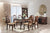 Furniture Of America Townsville Dark Walnut Transitional 9-Piece Dining Table Set Model CM3109T-78-9PC