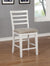 Furniture Of America Kiana White Transitional Counter Heightside Chair (2 In Box) Model CM3156PC-2PK