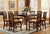 Furniture Of America Petersburg Cherry Traditional 9-Piece Counter Height Dining Table Set Model CM3185PT-9PC