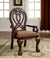 Furniture Of America Wyndmere Cherry Traditional Arm Chair (2 In Box) Model CM3186CH-AC-2PK