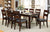 Furniture Of America Dickinson Dark Cherry Transitional 7-Piece Dining Table Set Model CM3187T-7PC