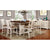 Furniture Of America Sabrina Off-White/Cherry Transitional 7-Piece Counter Height Dining Table Set Model CM3199WC-PT-7PC