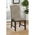 Furniture Of America Faulk Espresso/Warm Gray Transitional Side Chair (2 In Box) Model CM3310SC-2PK