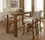 Furniture Of America Sania Rustic Oak Rustic 5-Piece Bar Ht. Dining Table Set Model CM3324BT-5PC
