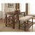 Furniture Of America Sania Rustic Oak Rustic Counter Height Table Model CM3324PT-VN