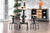 Furniture Of America Foskey Antique Black/Natural Tone Industrial 3-Piece Bar Table Set Model CM3367BT-3PC