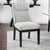 Furniture Of America Jasmin Black/White Contemporary Side Chair (2 In Box) Model CM3393SC-2PK