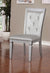 Furniture Of America Alena Silver Transitional Side Chair (2 In Box) Model CM3452SC-2PK