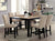 Furniture Of America Dodson Black Transitional 7-Piece Counter Height Table Set Model CM3466PT-7PC