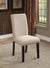 Furniture Of America Dodson Black/Beige Transitional Side Chair (2 In Box) Model CM3466SC-2PK