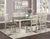 Furniture Of America Frances Antique White/Gray Rustic 7-Piece Dining Table Set Model CM3478WH-T-7PC