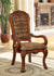 Furniture Of America Medieve Antique Oak/Brown Traditional Arm Chair (2 In Box) Model CM3557AC-2PK