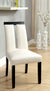 Furniture Of America Luminar Black/White Contemporary Side Chair (2 In Box) Model CM3559SC-2PK