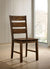 Furniture Of America Dulce Walnut Industrial Side Chair (2 In Box) Model CM3604SC-2PK