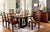 Furniture Of America Maddison Tobacco Oak/Black Industrial 6-Piece Dining Table Set With Bench Model CM3606T-6PC-BN