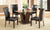 Furniture Of America Manhattan Brown Cherry Contemporary Round Dining Table Model CM3710RT-TABLE