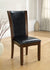 Furniture Of America Manhattan Dark Cherry/Brown Contemporary Side Chair, Espresso (2 In Box) Model CM3710SC-2PK
