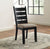 Furniture Of America Lynn Lake Black/Beige Transitional Side Chair (2 In Box) Model CM3783SC-2PK