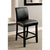 Furniture Of America Grandstone Black Transitional Counter Height Chair (2 In Box) Model CM3823BK-PC-2PK