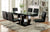 Furniture Of America Lodia Black Contemporary Dining Table Model CM3825BK-T-TABLE