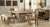 Furniture Of America Gianna Rustic Oak/Brown Rustic 9-Piece Dining Table Set Model CM3829T-9PC