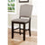 Furniture Of America Teagan Dark Walnut/Gray Transitional Counter Height Chair (2 In Box) Model CM3911PC-2PK