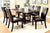 Furniture Of America Clayton Dark Cherry/Black Transitional Dining Table Model CM3933T-TABLE