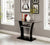 Furniture Of America Staten Glossy Black/Chrome Contemporary Sofa Table Model CM4372BK-S-PK