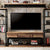 Furniture Of America Kebbyll Antique Black/Natural Tone Industrial 60" Tv Stand Model CM5913-TV-PK