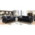Furniture Of America Jolanda Black Glam Sofa + Love Sea Table + Chair Model CM6159BK-3PC