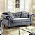 Furniture Of America Jolanda Gray Glam Loveseat Model CM6159GY-LV-VN