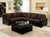 Furniture Of America Lavena Chocolate/Espresso Contemporary Sectional, Chocolate Model CM6453DK-PK