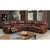 Furniture Of America Joanne Brown Transitional Power Sectional Model CM6951BR-PM-SECT