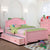 Furniture Of America Dani Pink Transitional Full Bed Model CM7159PK-F-BED-VN